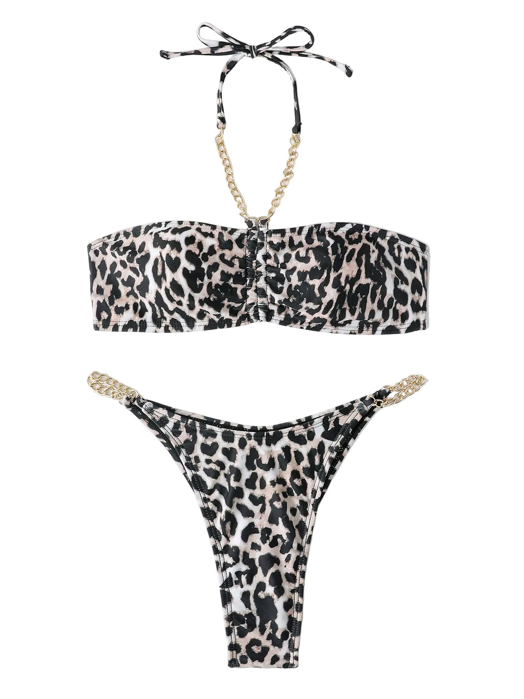 Leopard Chain Bikini