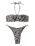 Leopard Chain Bikini