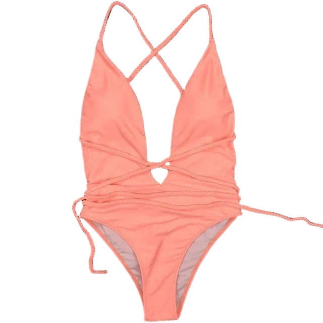 Lowcut Cross Back Swimsuit