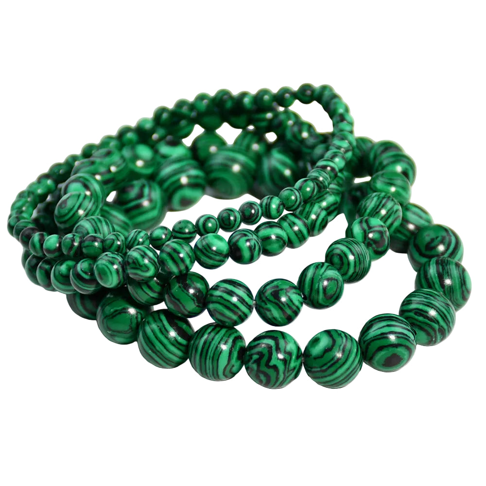 Malachite Beaded Bracelet