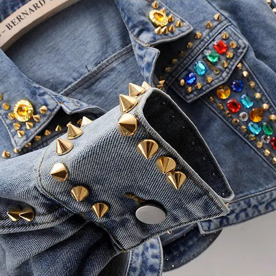 Gemstone Denim Jacket