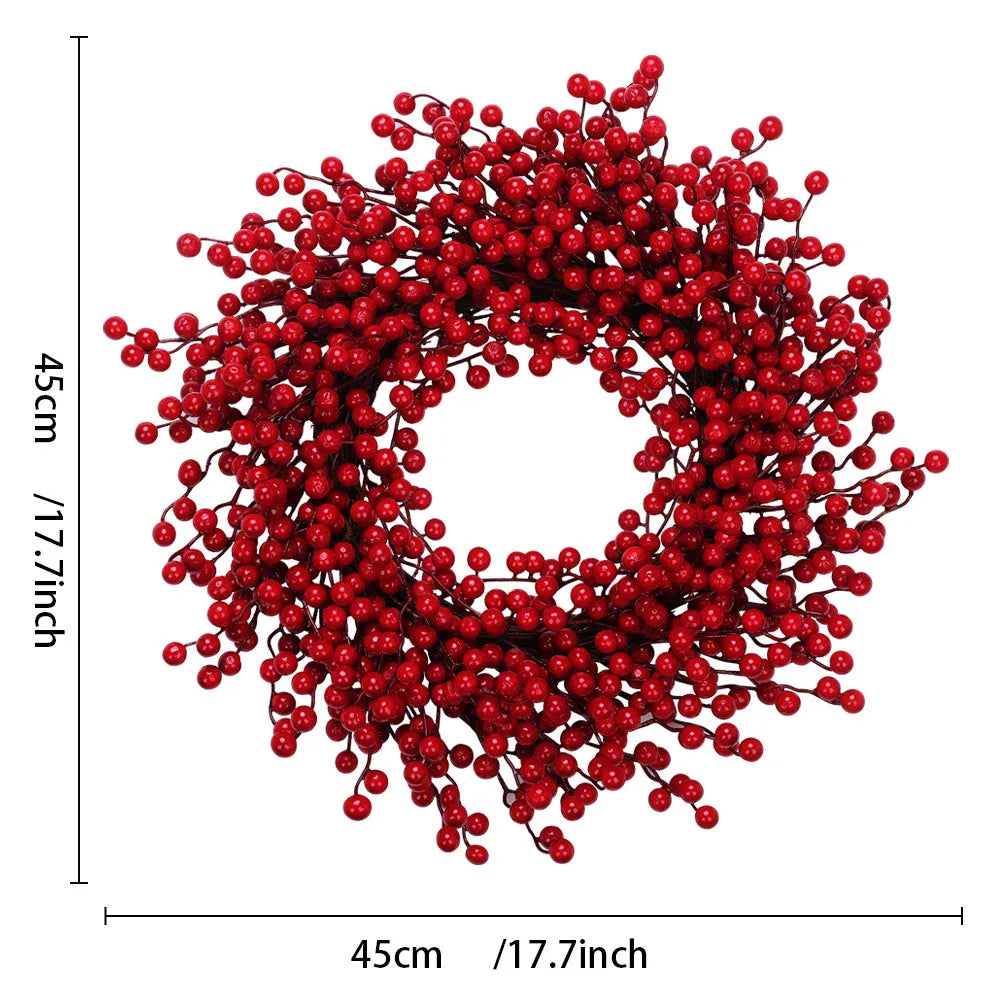 Festival decoration flower wreath simulation vine circle
