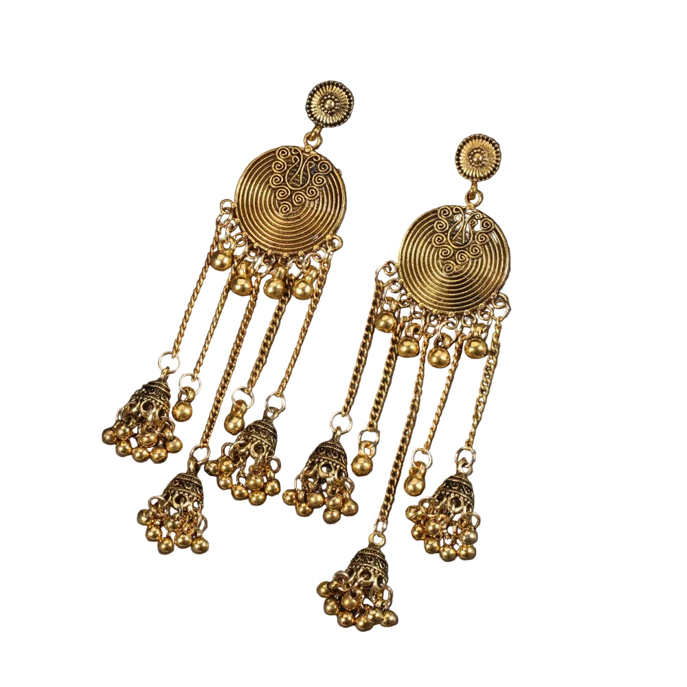 Bohemian Long Drop Earrings