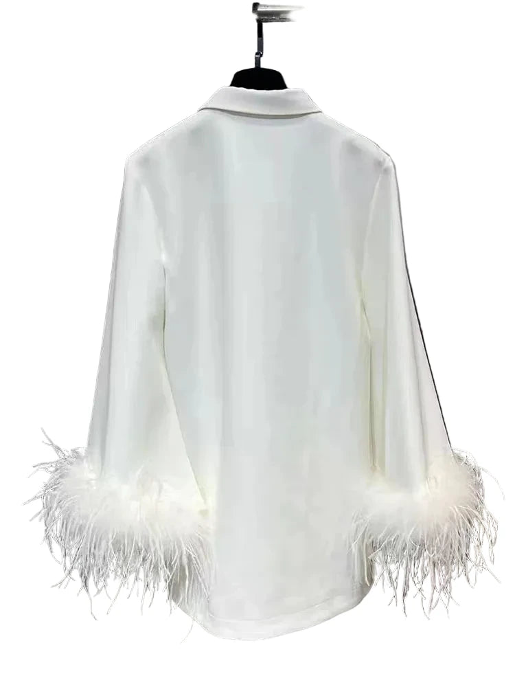 Feather Cuff Shirt