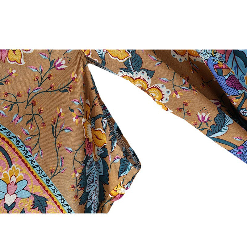 Cotton Print Kimono