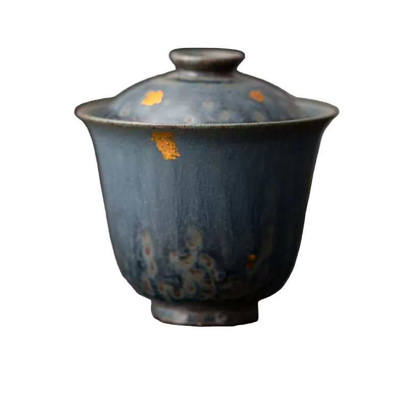 Retro Copper Glazed Tea Cups