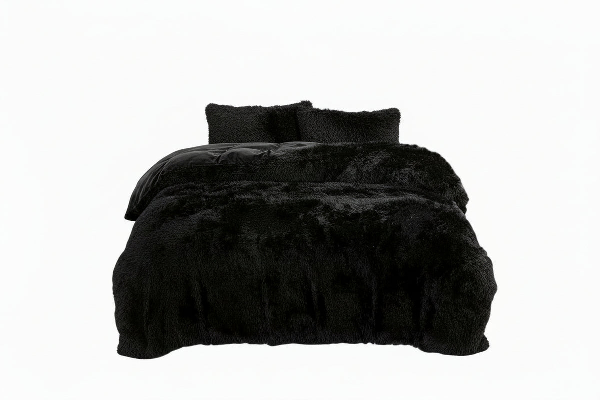4PCs Plush Duvet Cover Set
