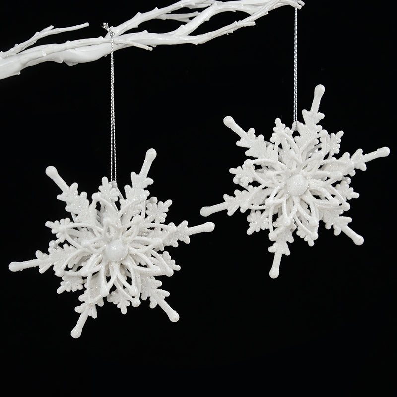 Ice White Snowflakes 3D
