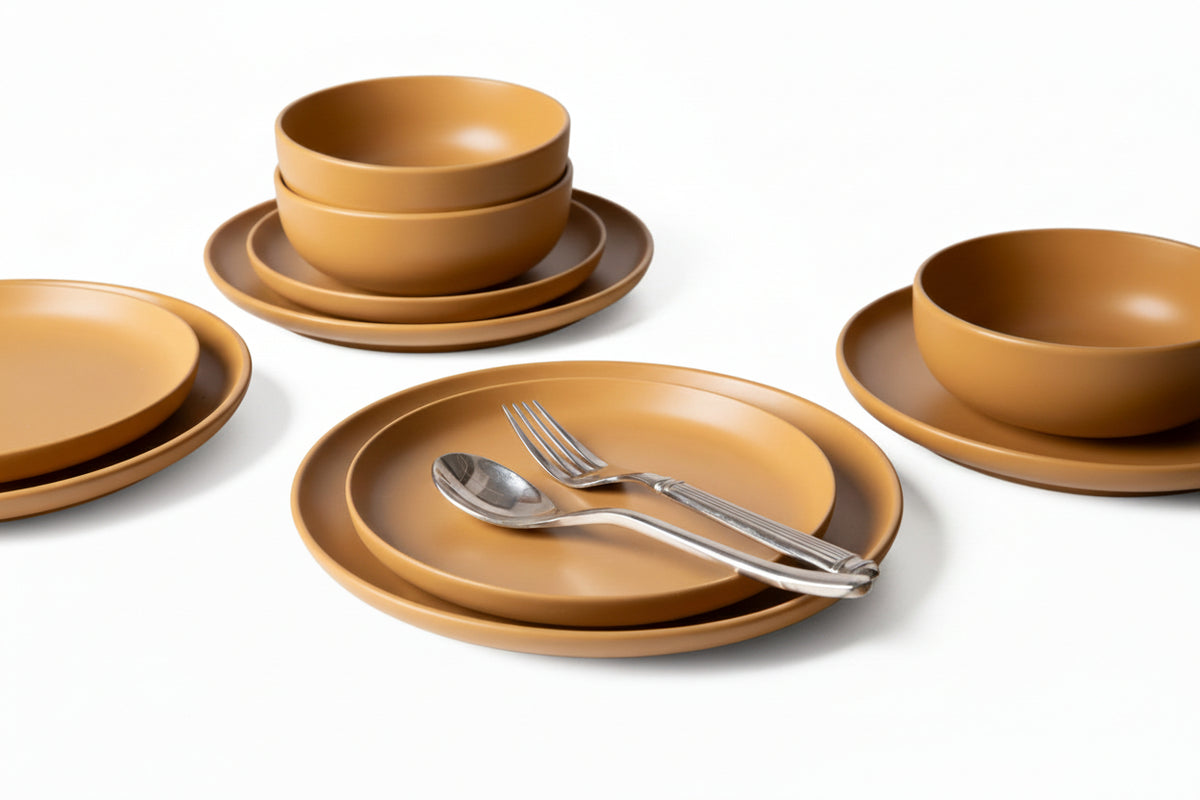 Stoneware Dinnerware Sets 12-Piece