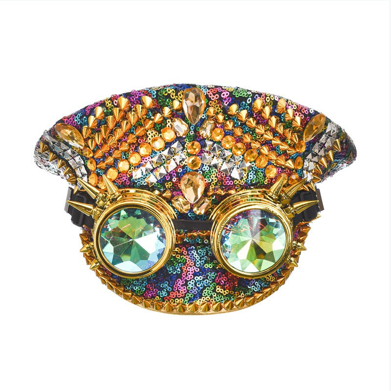 Diamond Inlaid Big Cap