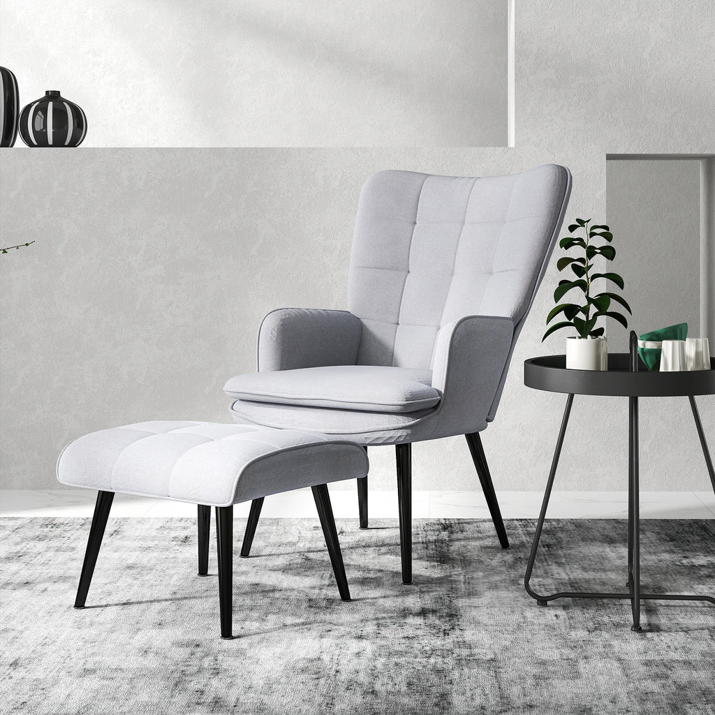 Armchair With Footstool