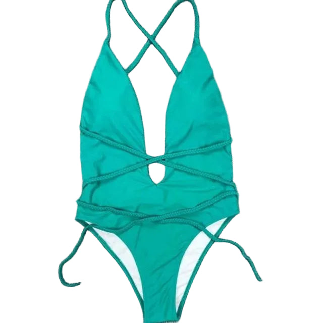 Lowcut Cross Back Swimsuit