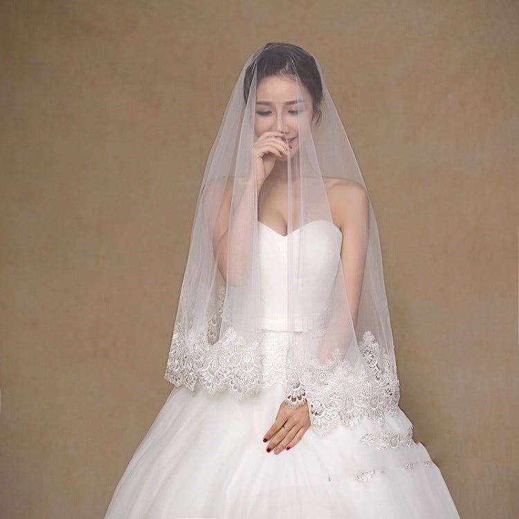 White Bride Veil