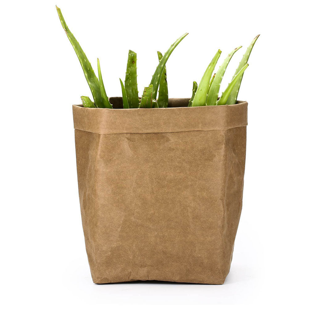 Washed Kraft Paper Flower Pot