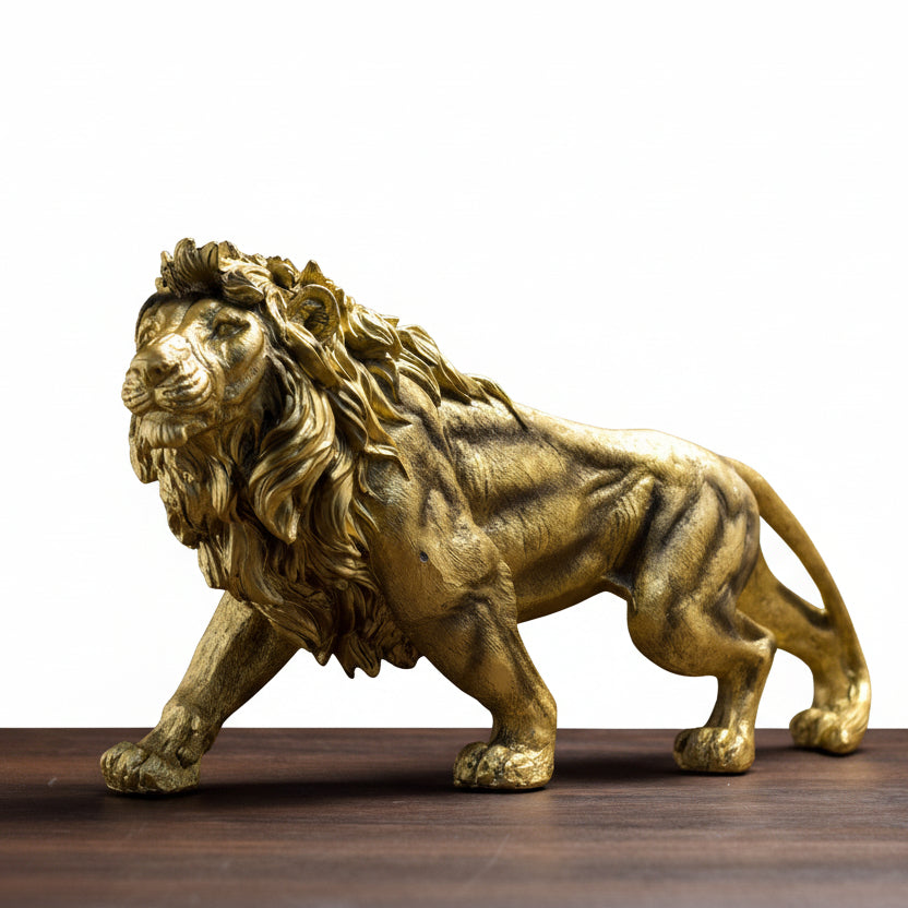 Lion Resin Craft Ornament TV
