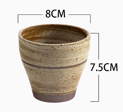 Retro Style Rough Pottery Tableware