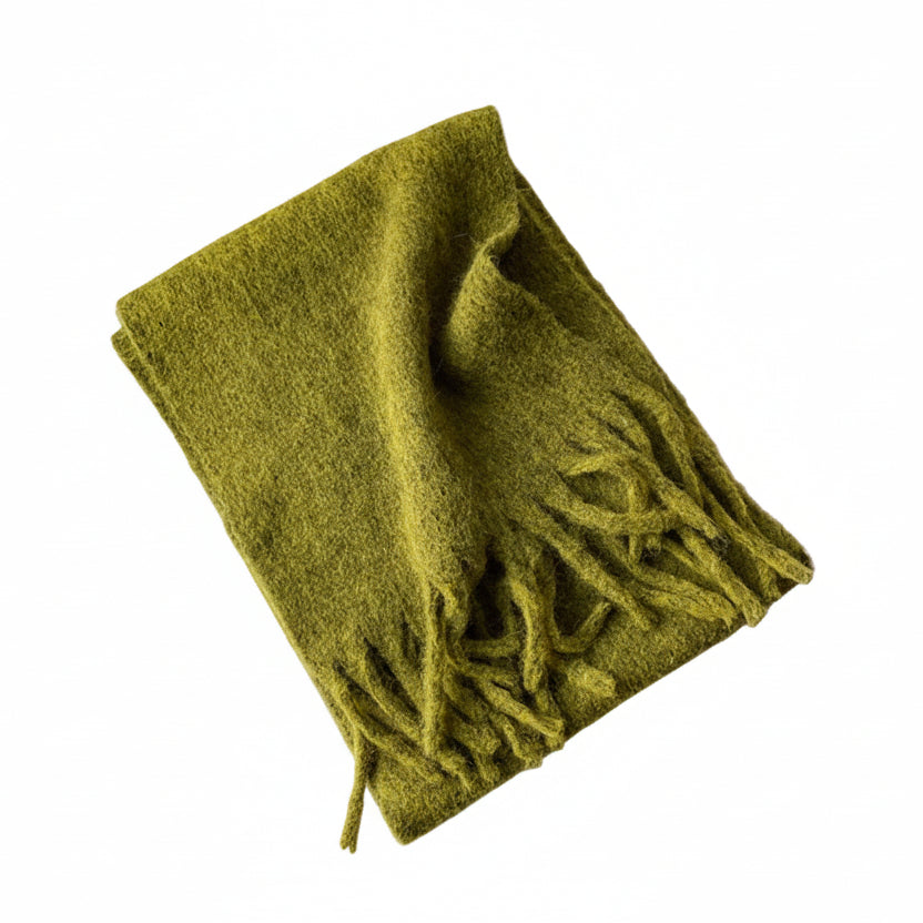 Merino Wool Brushed Warm Scarf