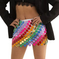Rainbow Chainmail Skirt