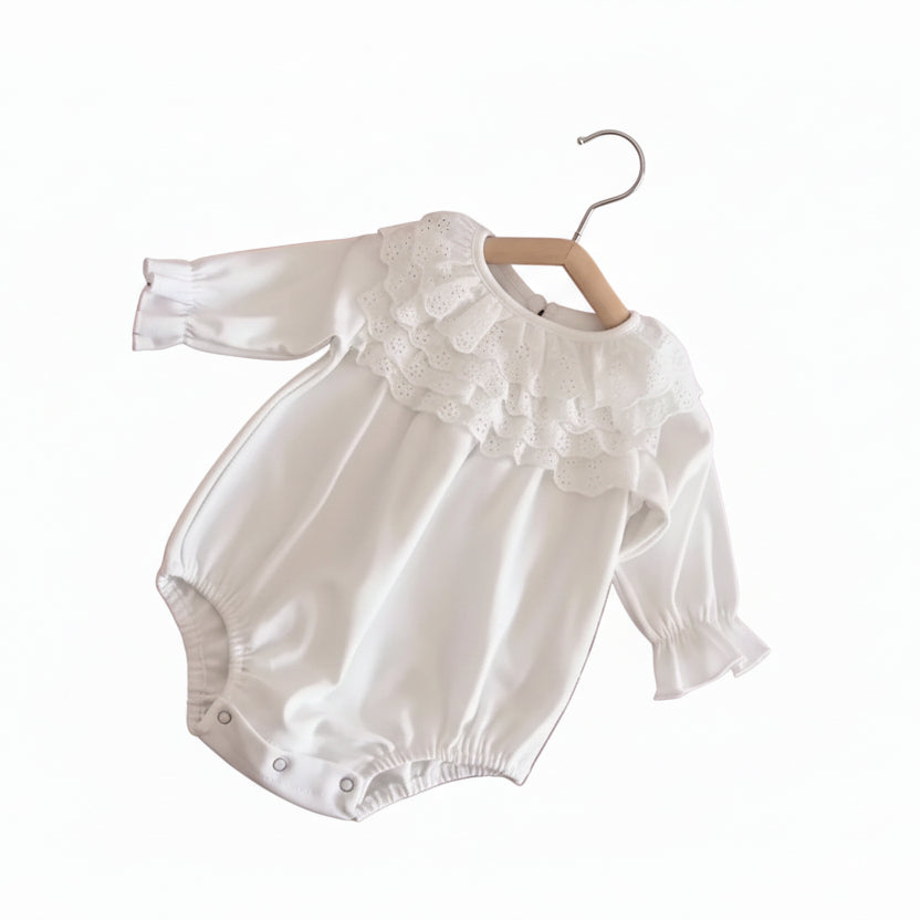 Lace Collar Romper