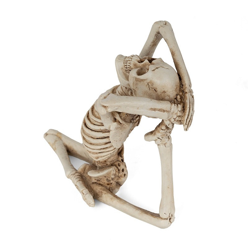 Yoga Skull Figure