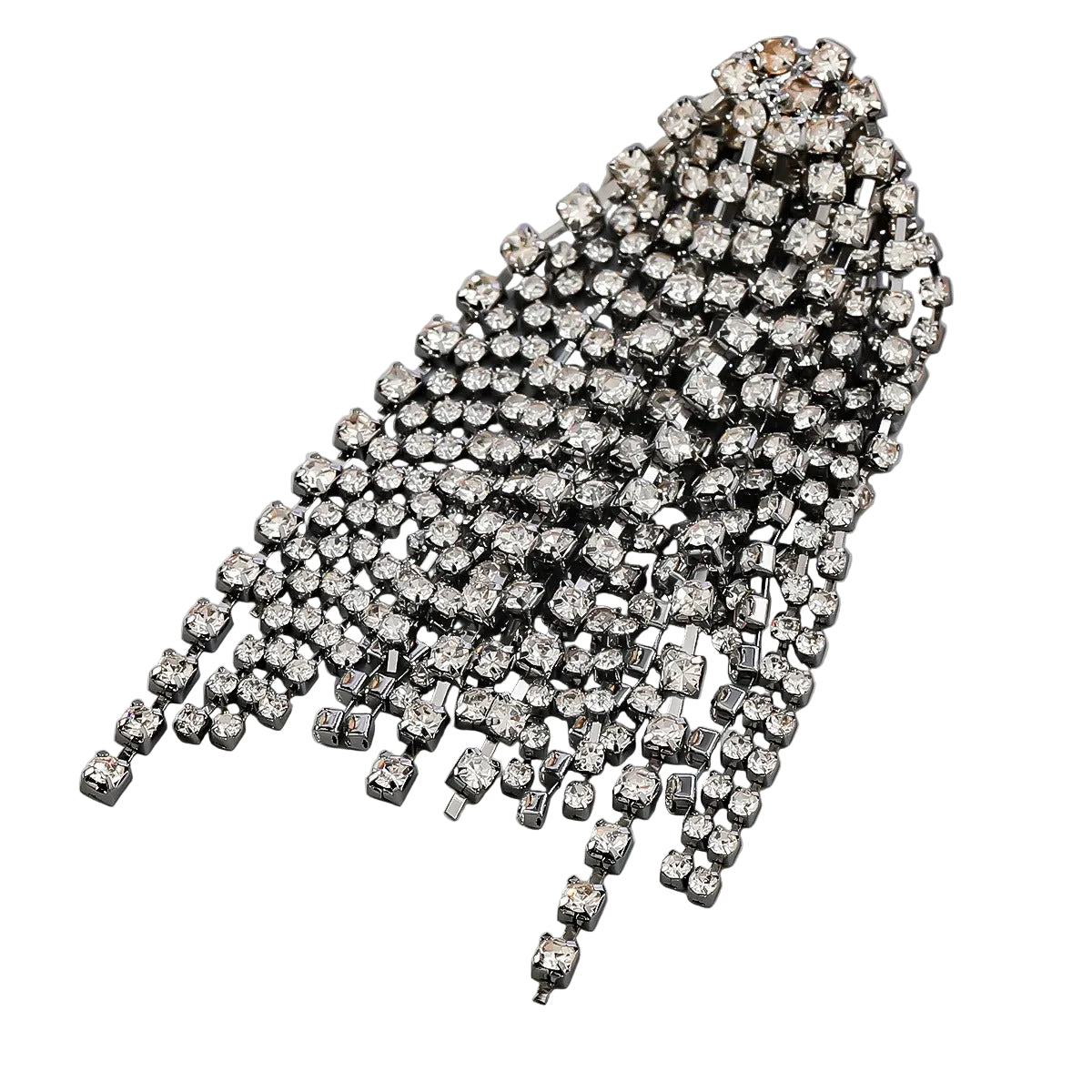 Rhinestone Tassel Earrings