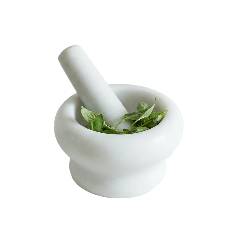 Marble Mortar and Pestle