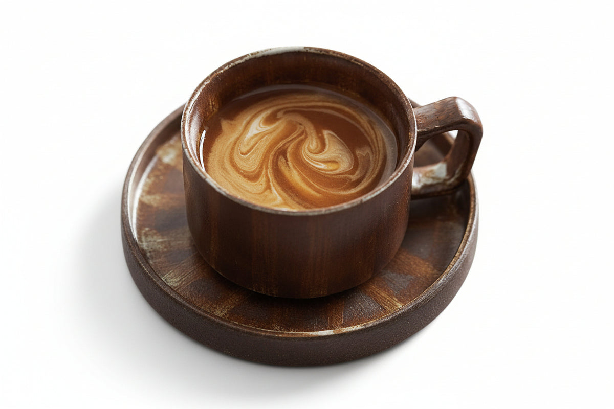 Retro Coffee Cups And Saucers Set