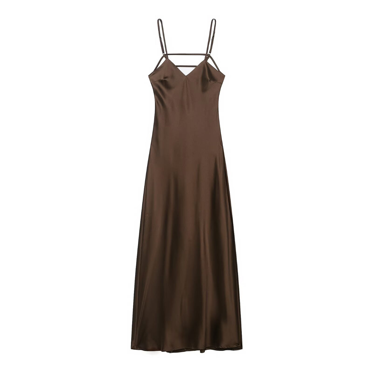Satin Flute Dress