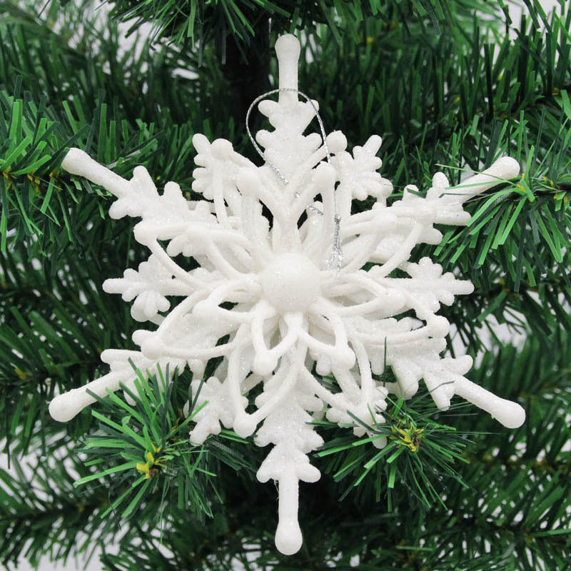 Ice White Snowflakes 3D