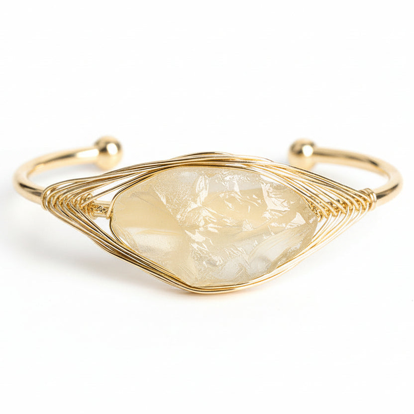 Gold Wire Bracelet