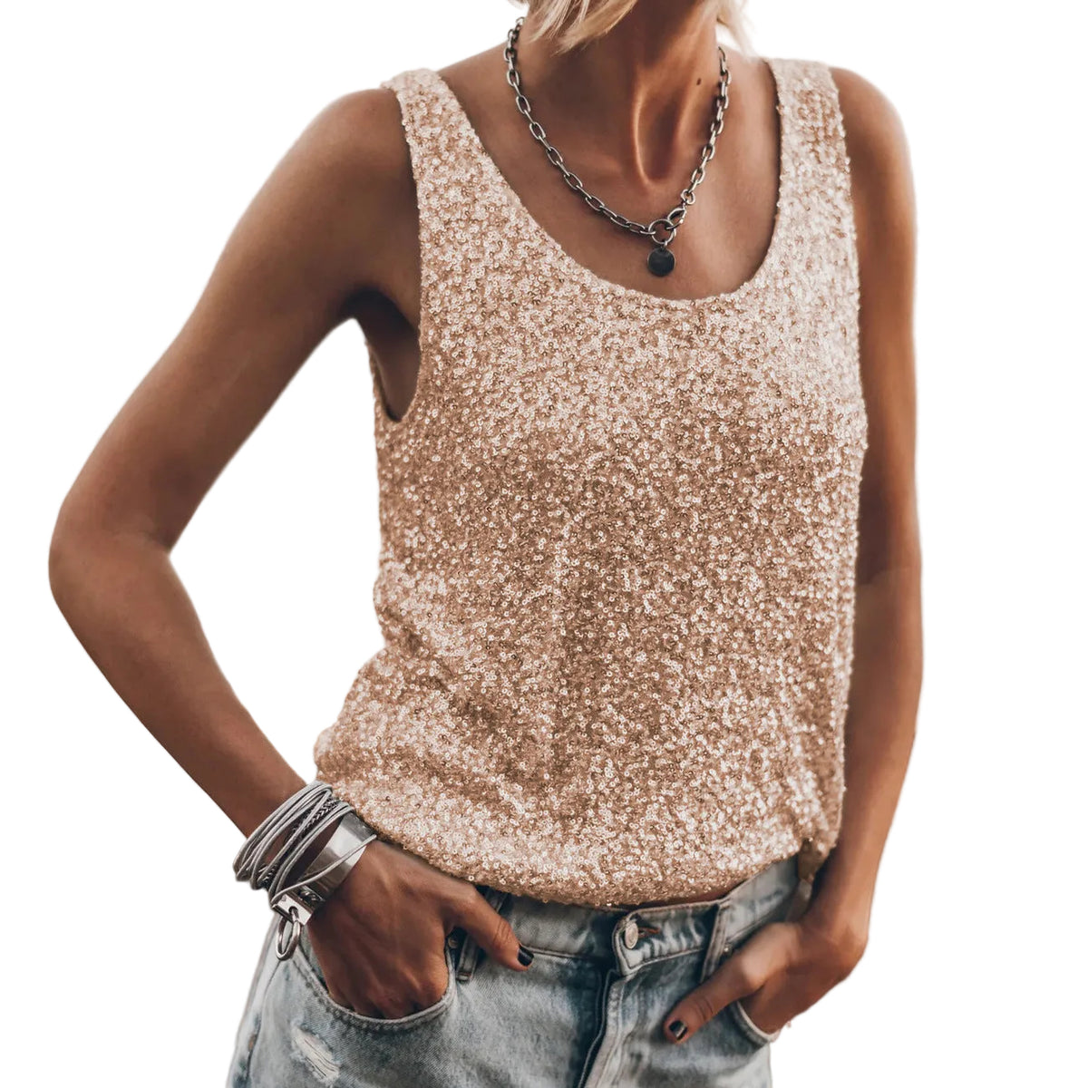 Sequin Cami