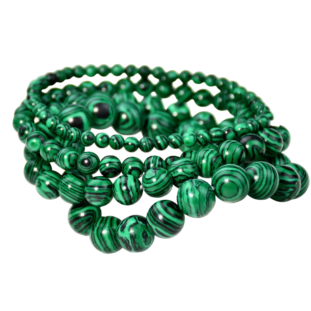 Malachite Beaded Bracelet