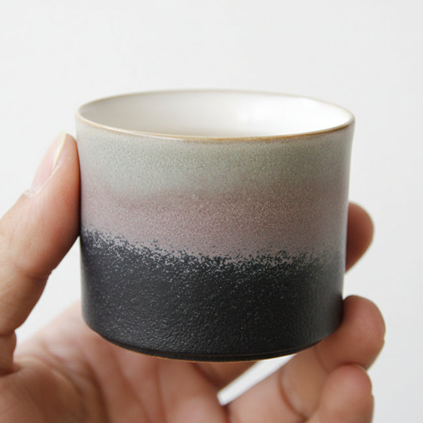 Japanese coarse ceramic cups