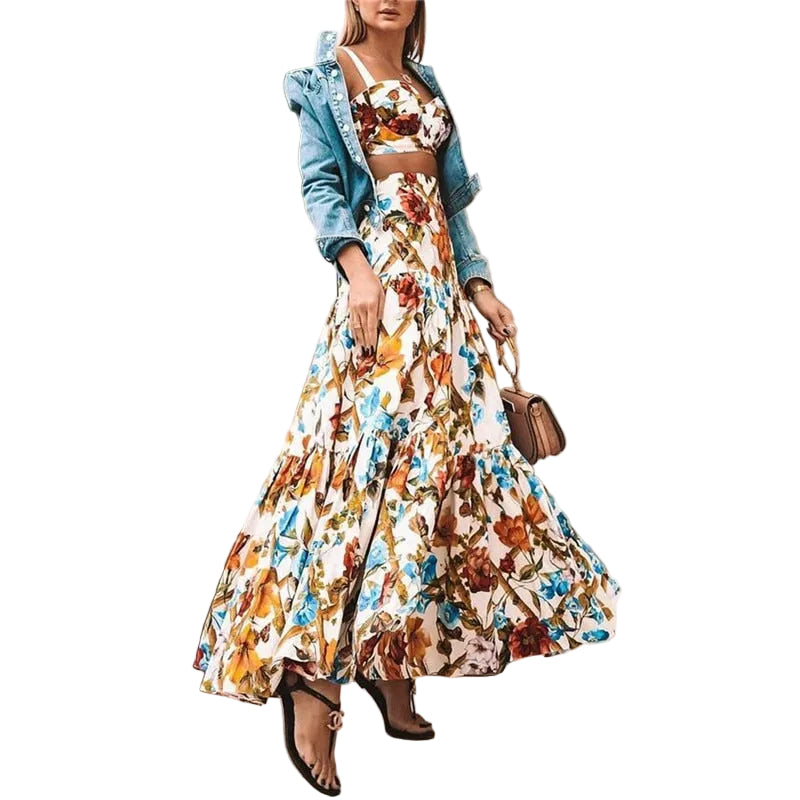 Maxi Two Piece Dress