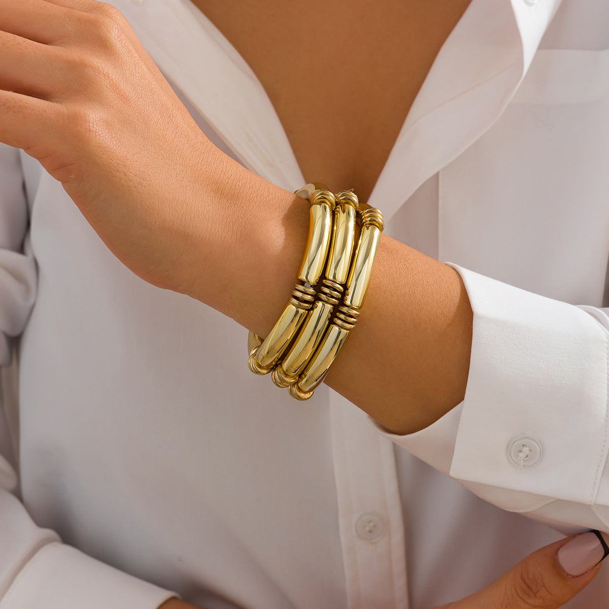 Bent Tube Bracelet