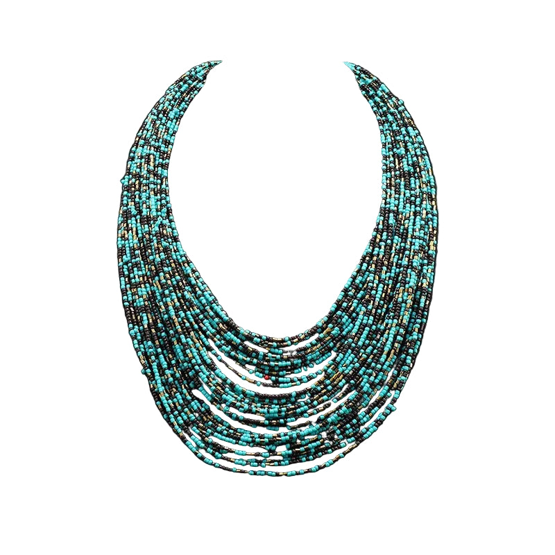 Exaggerated multi-layer necklace