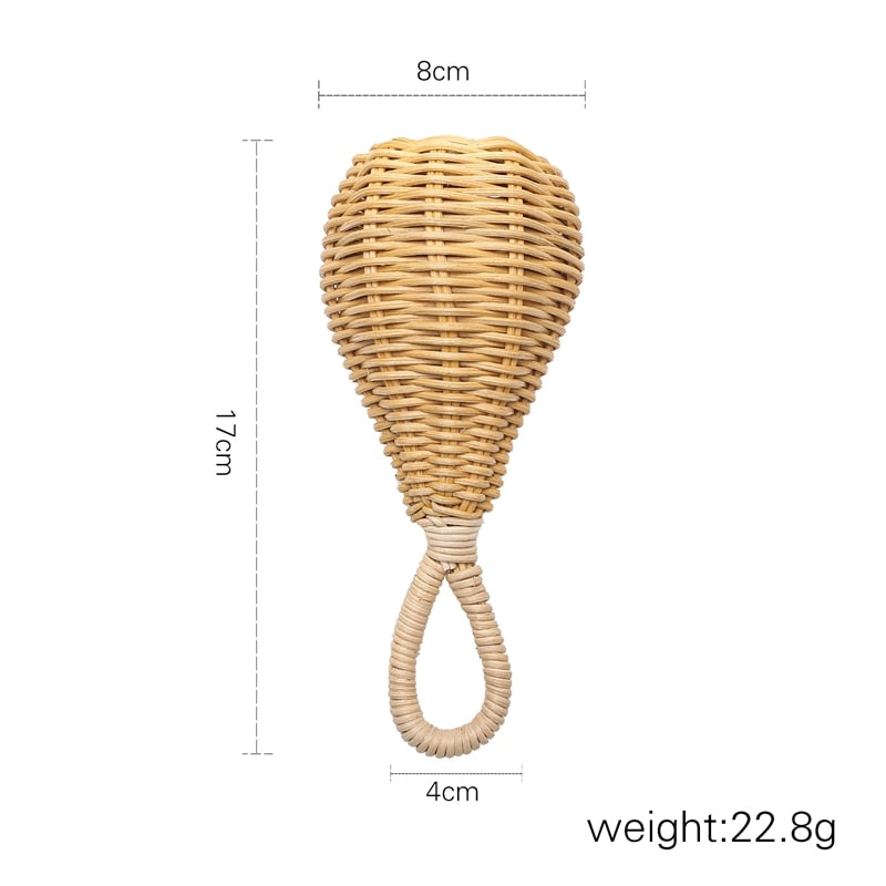 Handmade Rattan Rattle