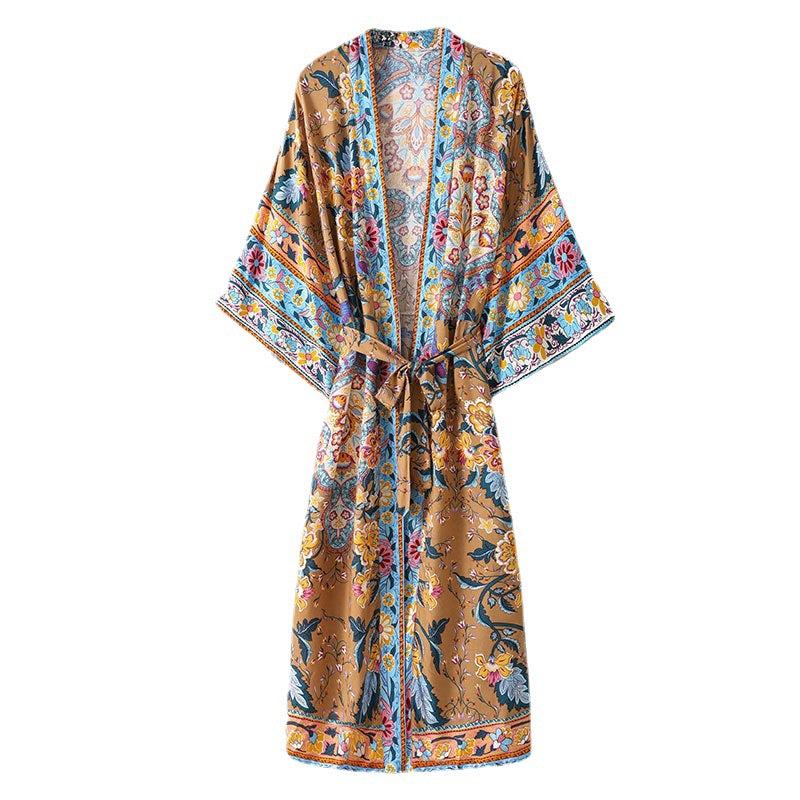 Cotton Print Kimono