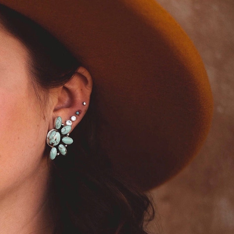 Bohemian Turquoise Earrings