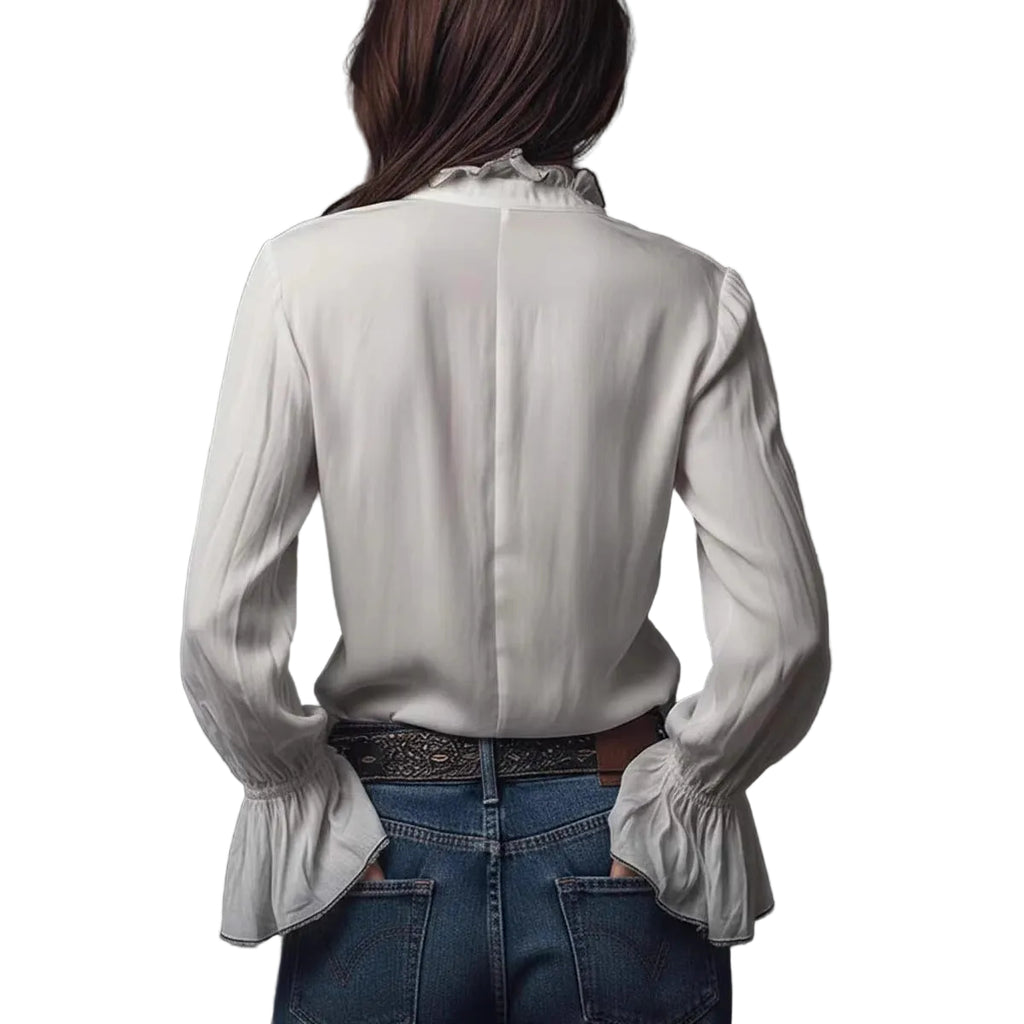 Ruffle Sleeve Shirt