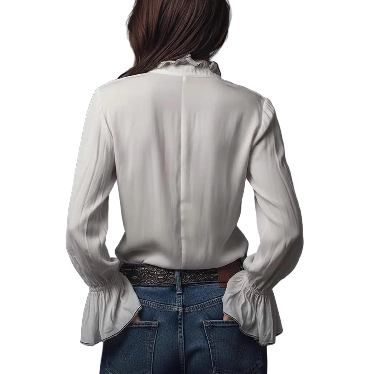 Ruffle Sleeve Shirt