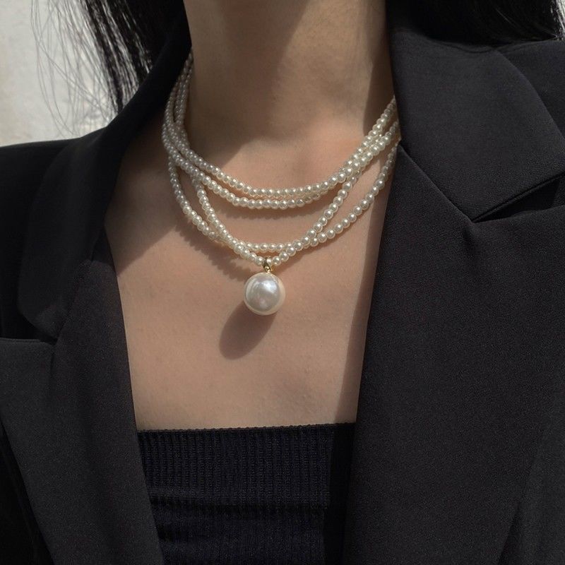Multi Layer Pearl Necklace