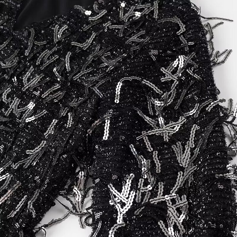 Tassel Bead Embellished Mini
