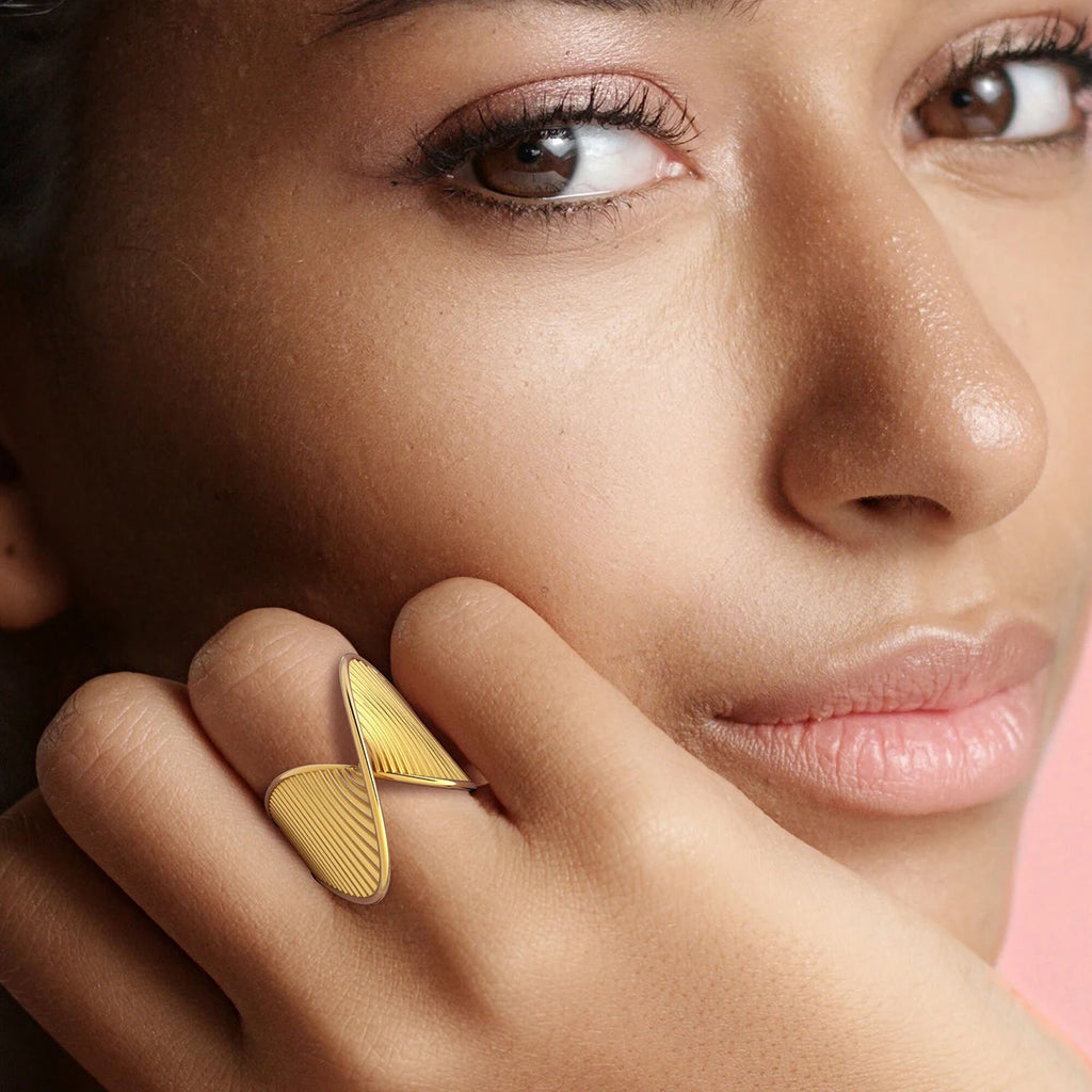 Gold Twist Ring