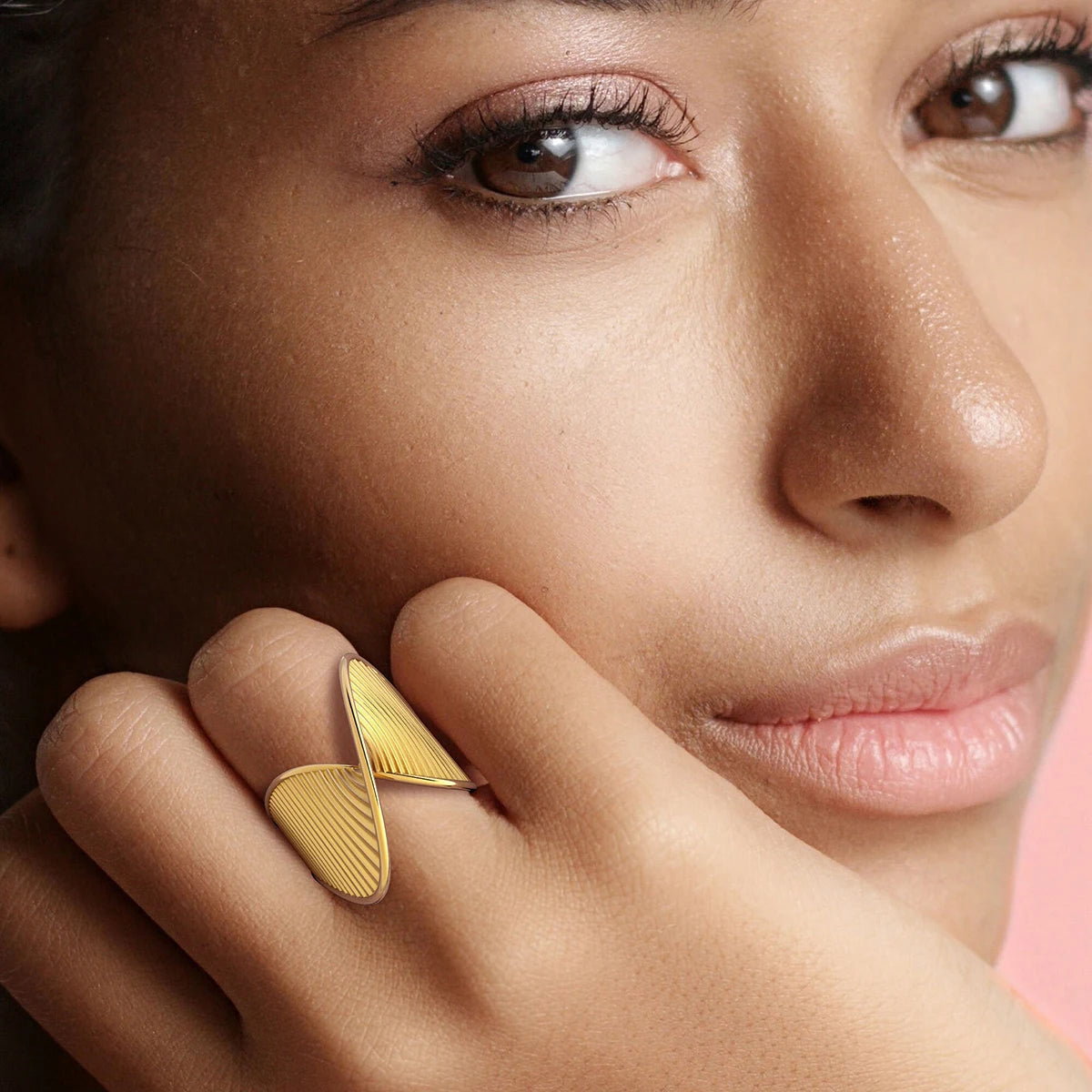 Gold Twist Ring