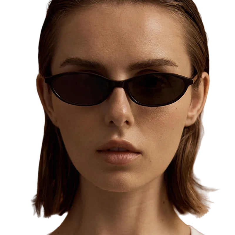 Elliptical Small Frame Sunglasses