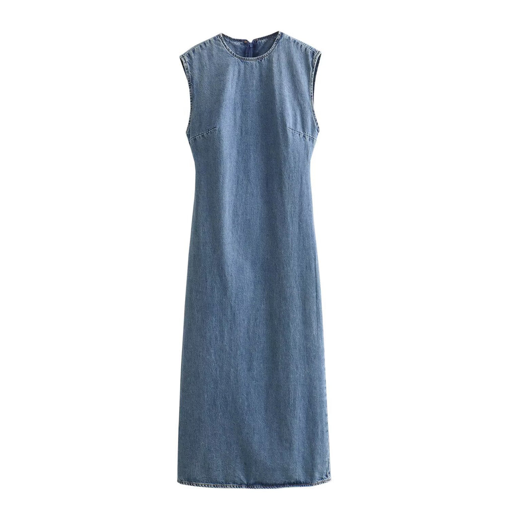 Denim Midi Dress