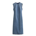 Denim Midi Dress
