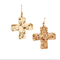 Exaggerated Cross Earrings