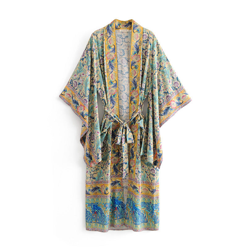 Women Print Kimono